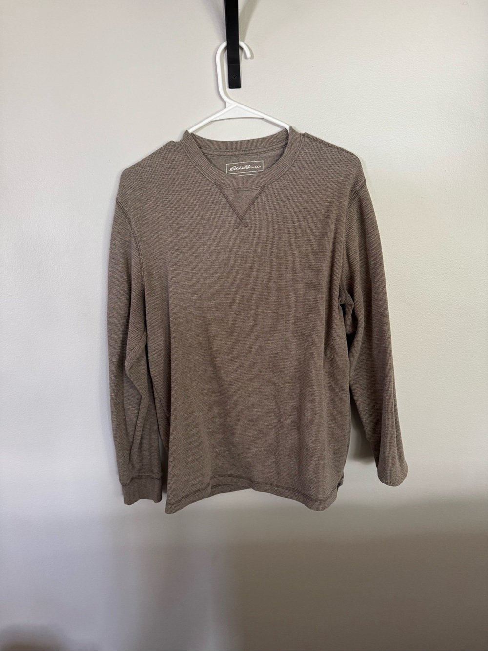 Eddie Bauer Men's Crewneck Sweater - Brown Taupe